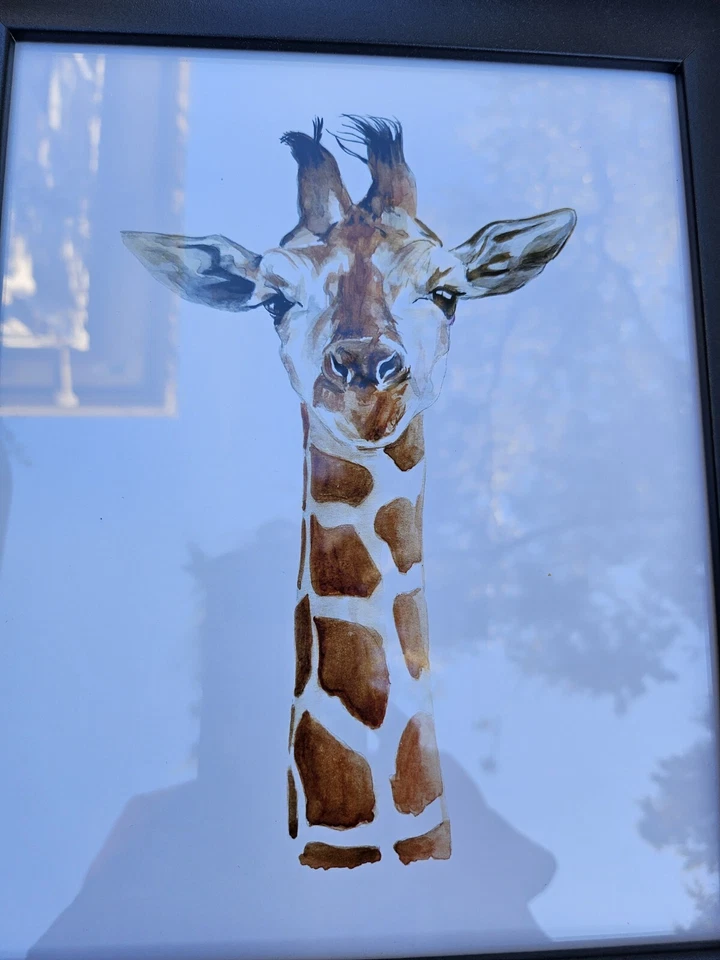 Set 6 Gorgeous 12" X 8" Framed Jungle Animal Friends Childs Nursery Collection - Image 2 of 4