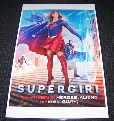 DC Comics Supergirl 11X17 CW TV Poster Martian Manhunter