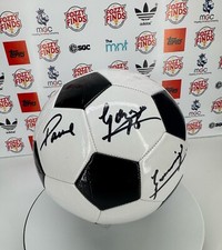 Paul (GAZZA) Gascoigne Limited Edition Signed Black & White Football
