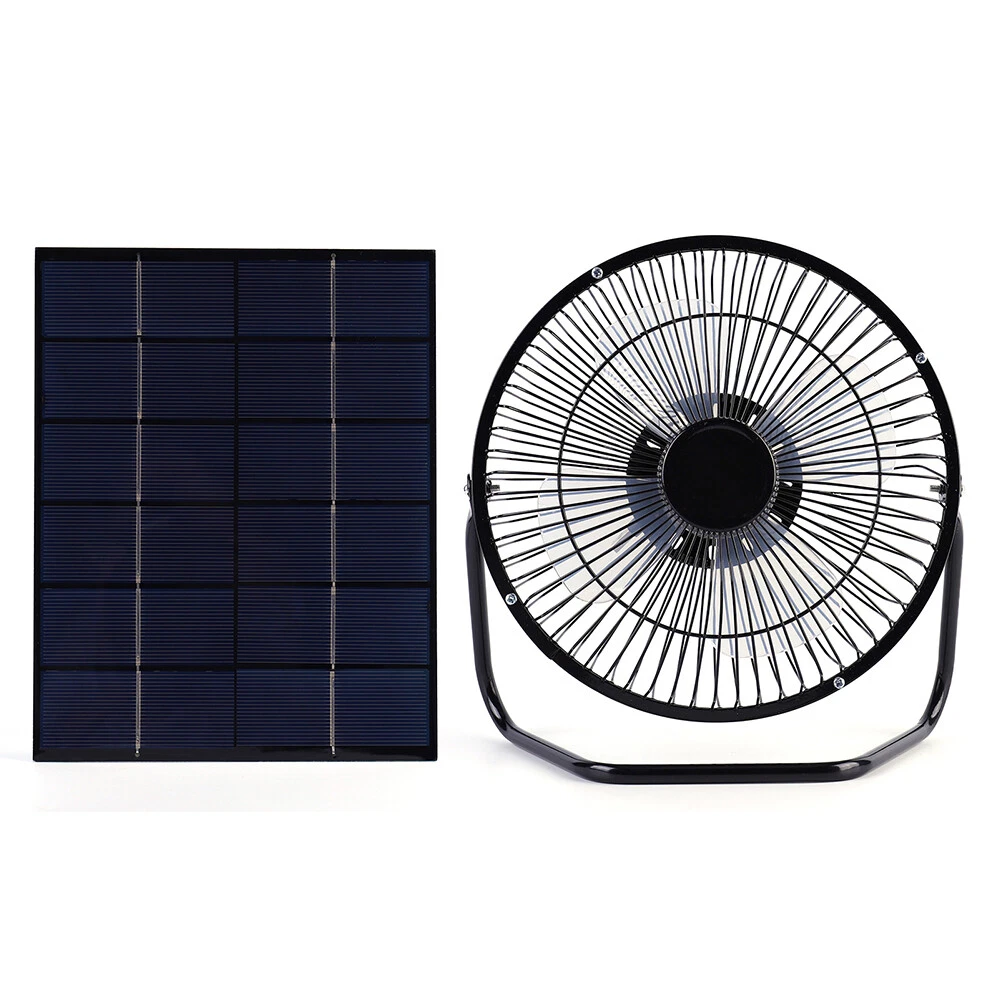 7W Greenhouse USB Solar Exhaust Fan Power Bank Mini Solar Panel Ventilator  Fans | eBay