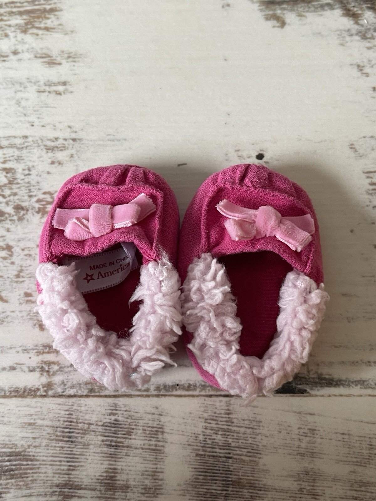 SAOLA My American Girl bambola PETALI E PLAID PIJs vestito scarpe rosa pantofole solo 2014