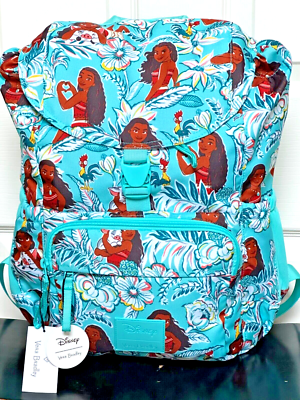 VERA BRADLEY DISNEY CAMPUS DAYTRIPPER BACKPACK:NWT MOANA TROPICAL