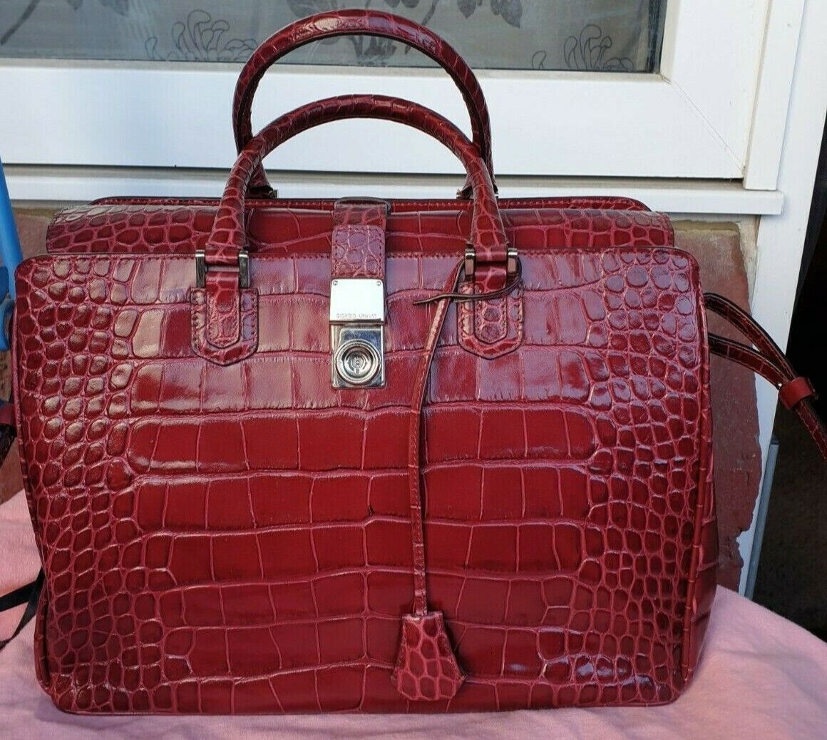 Giorgio Armani Ginevra Printed Leather (crocodile) top Giorgio Armani Ginevra Printed Leather (crocodile) top
