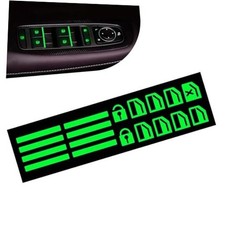Control Switch Luminous Sticker, Night Safety Glowing Decals, 1 PC Green