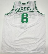 Bill Russell HOF Signed Boston Celtics Basketball Jersey AUTO JSA