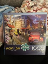   A Stroll in Paris  Buffalo Games Night  Day Series -1000 Pieces Jigsaw Puzzle
