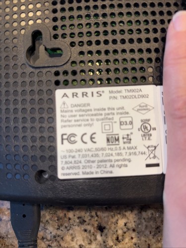 ARRIS TM902A Touchstone Telephony Modem - Zdjęcie 3 z 4