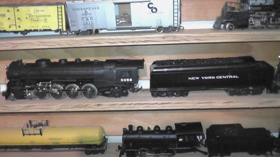 HO Latón Tenshodo 4-8-2 Mohawk PFM Pacific Fast Mail Plástico Tender Nueva York NYC Foto 3 de 4