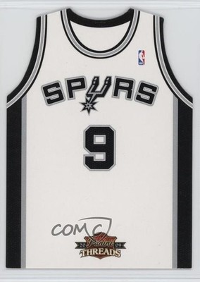 2009-10 Panini Threads Team Threads Home Tony Parker #44 HOF 04lf