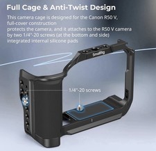 SmallRig R50V Camera Cage for Canon EOS R50 V...