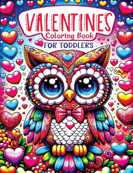 Pata Lumina | Valentines Coloring Book For Toddlers | Taschenbuch | Englisch-image