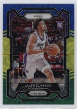 2023-24 Panini Prizm Choice Blue Yellow & Green Prizm Jalen Slawson #149 8az