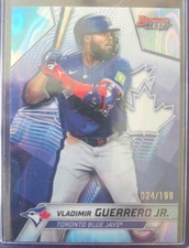 2025 Bowman's Best Vladimir Guerrero Jr. Aqua Refractor #/199 Blue Jays