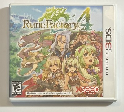 Rune Factory 4 (Nintendo 3DS, 2013) Complete - Tested