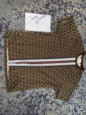 Burberry Brown Monogram T-Shirt Men Size M