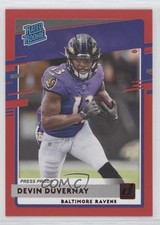 2020 Panini Donruss Rated Rookie Press Proof Red Devin Duvernay #329 05hr
