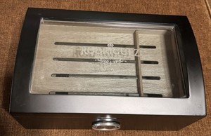 Rodriguez Cigar Humidor Box with Digital Hygrometer/thermometer Caliber R4 Nice!