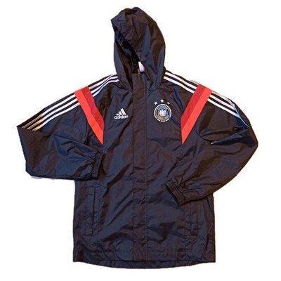 Adidas DFB Germany World Cup 2014 Training Rain Jacket Anthem Jacket Black S/M