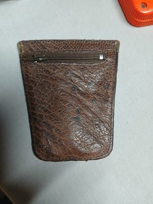 4'' alligator hyde Keychain change purse 