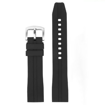XL Silikon Uhrenarmband 18 20 22 24mm Rubber Extra Long Armband 14+9cm Länge