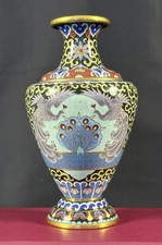孔雀花瓶中国古董花瓶| eBay