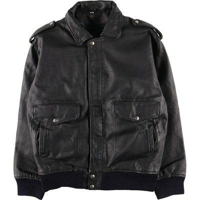 A2 type padded leather flight jacket Men's M equivalent eaa606448 [260221] [SS26