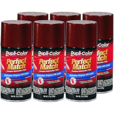 Duplicolor BGM0521 (6-Pack), Aerosol Paint GM WA203C WA334D WA257C Dark Toreador