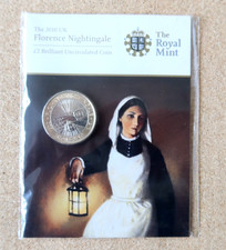 Royal Mint 2010 Florence Nightingale £2 Coin (BU UNC) in Info Pack