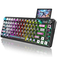 Redragon Wireless Mechanical Gaming Keyboard - Gasket-Mounted RGB Backlit, Cu...