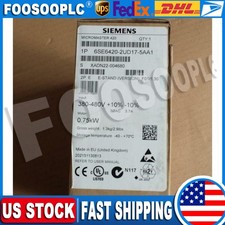New Siemens 6SE6420-2UD17-5AA1 6SE6 420-2UD17-5AA1 MICROMASTER420 without filter