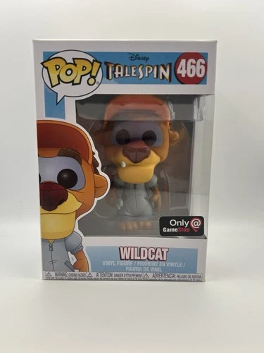 Funko Pop! Wildcat 466 GameStop Exclusive Disney Talespin Show Vinyl Figure Toy