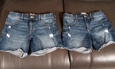 Lot Of 2-Abercrombie Kids Mid Rise Midi Short 15-16