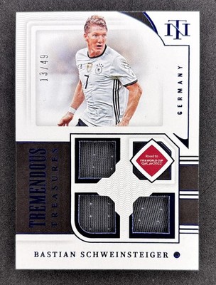 Panini 2022 National Treasures Bastian Schweinsteiger Patch /49 Germany DFB