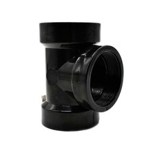 Thrifco 6792115 92115 2 Inch ABS Cleanout Tee (H x H x T)