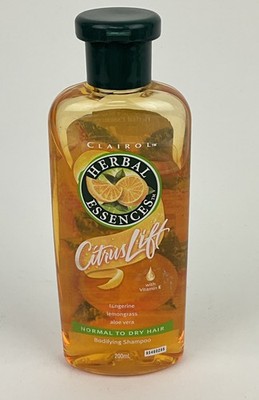 Clairol Herbal Essences Citrus Lift Tangerine Lemongrass Aloe Vera Shampoo 6.7oz