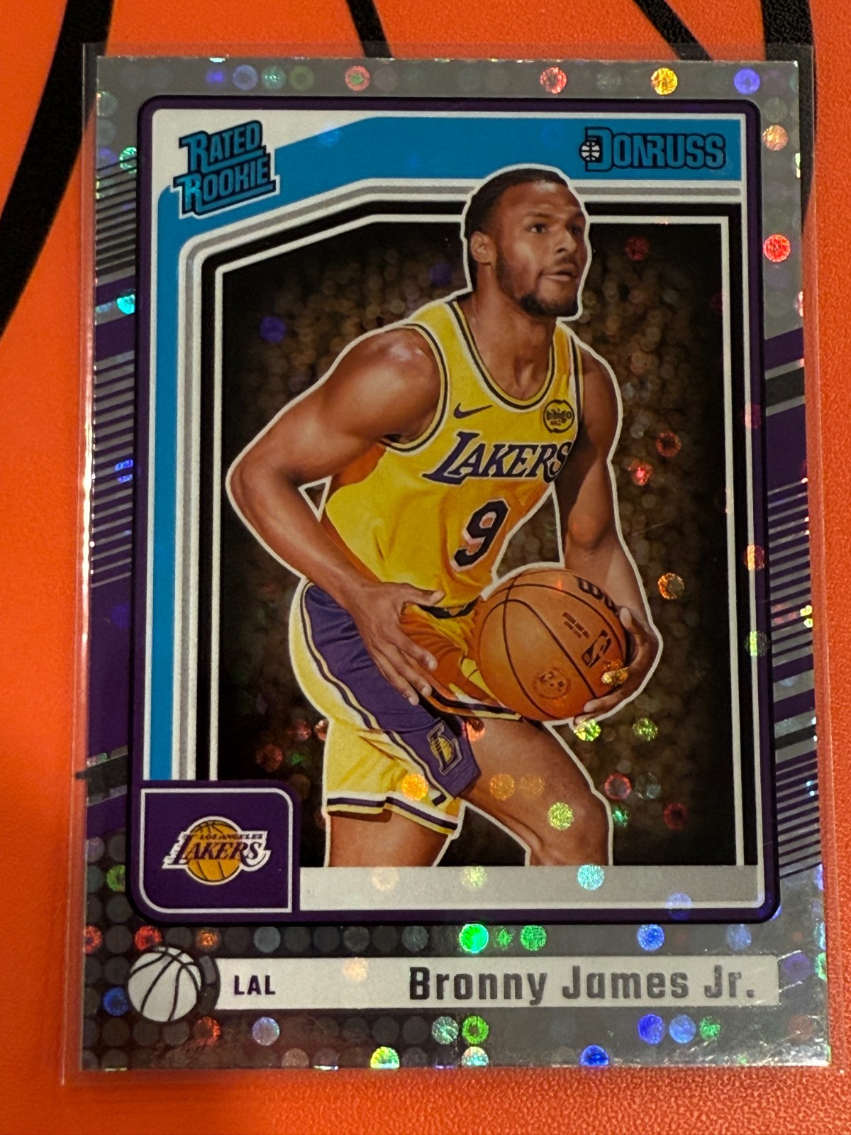 2024-25 Panini Donruss - Rated Rookie Bronny James #243 Disco (RC)