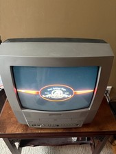 Magnavox MWC13D5 13" CRT TV Combo DVD Player Retro Gaming No Remote Tested