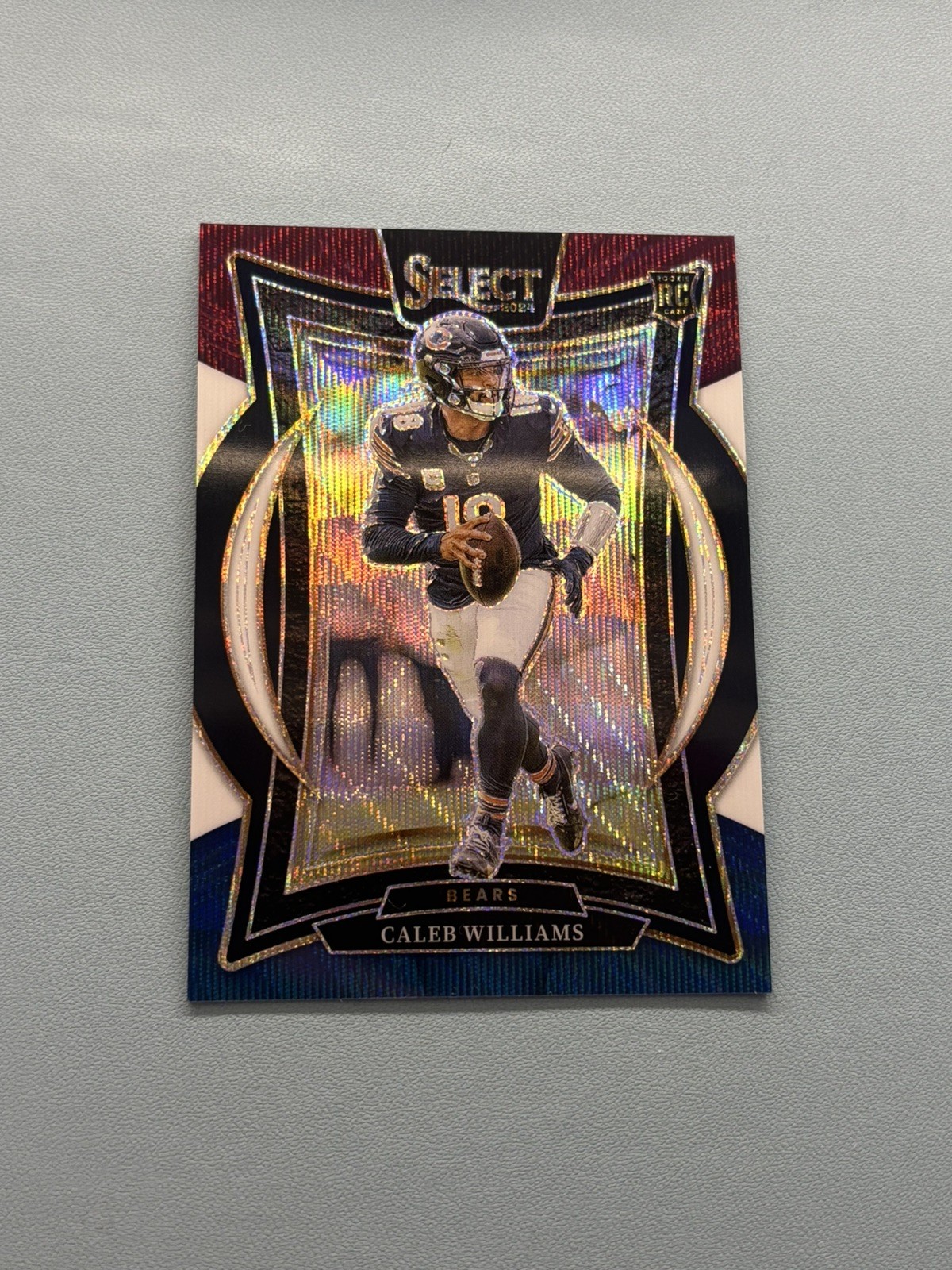 2024 Panini Select Caleb Williams Tri-Color /299 Concourse Rookie Bears