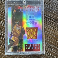 Topps Contemporary Milestone Shaquille O'Neal Red /50 #MIM-SO Lakers