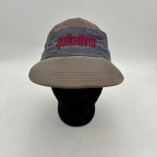 Vintage 90s Quiksilver Fitted 5 Panel Camp Hat Faded Made in USA