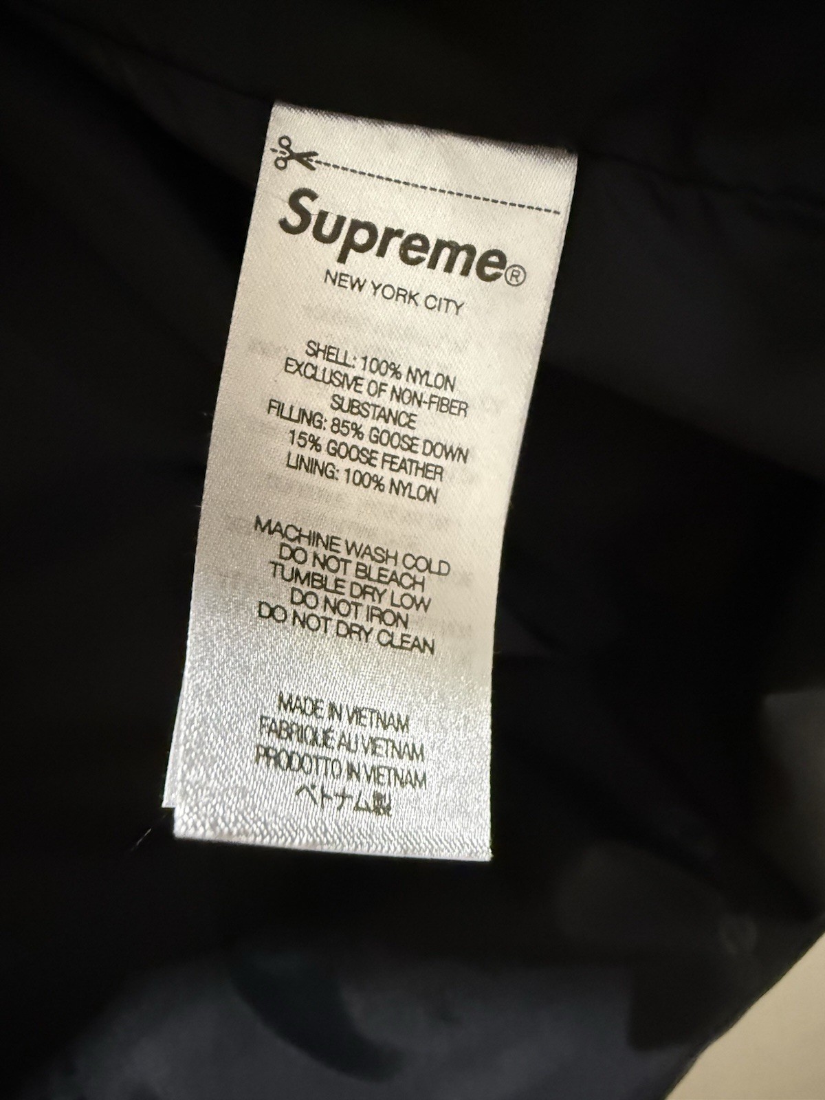 New Supreme gore-tex 700-fill down parka FW23 Black Size M image 7