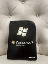 Microsoft Windows 7 Ultimate 32  Bit Install Disc Retail Box with Key -Pre Owned