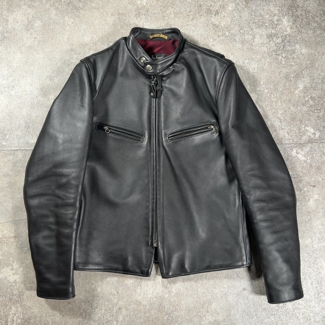 Auth Schott Men's 641XX Rider's Jacket USA Size 38 Le… - Gem