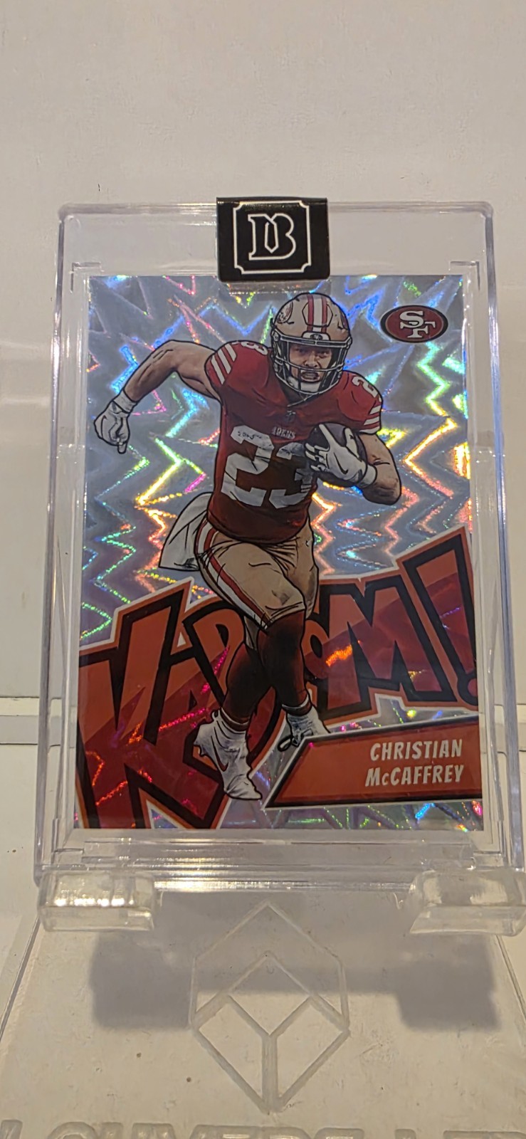2023 Panini Absolute Christian McCaffrey Kaboom! Vertical SSP K21 49ERS