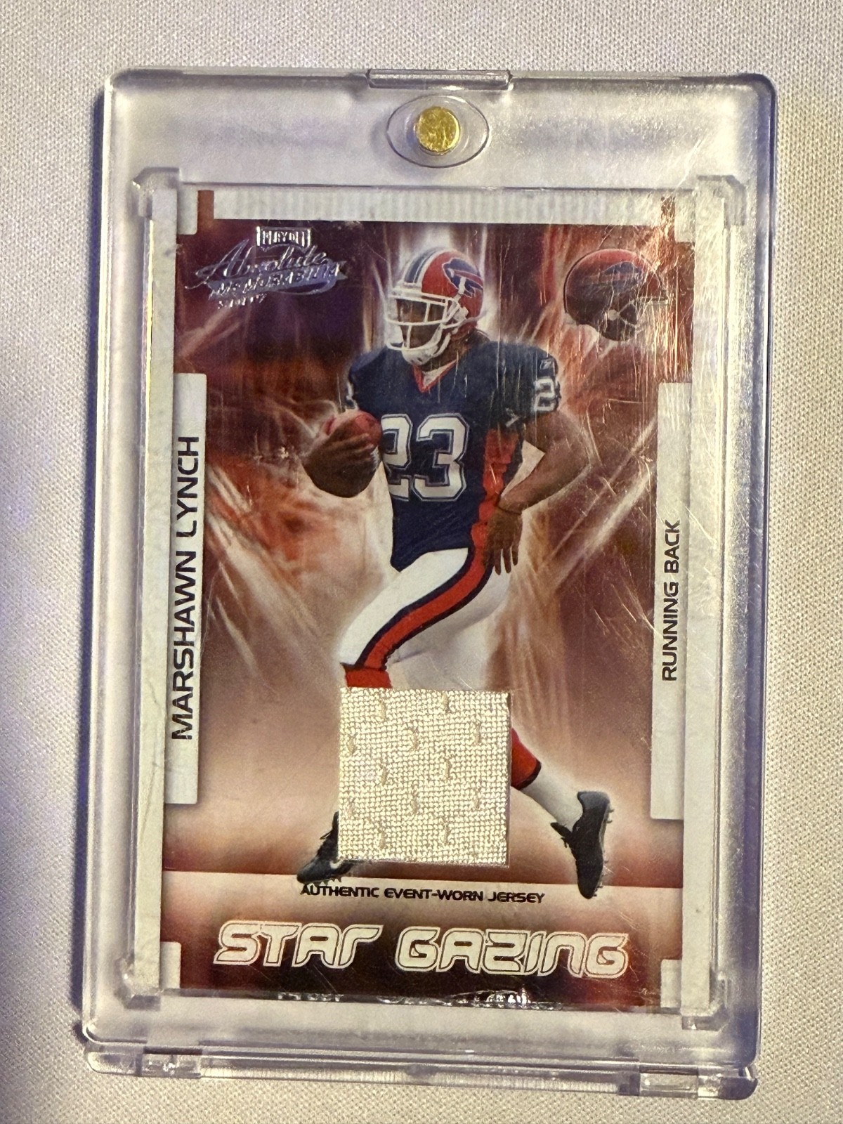 Marshawn Lynch Playoff Absolute Memorabilia Star Gazing #SG20 Materials