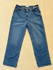 Abercrombie & Fitch The 90’s Relaxed Jean High Rise Curve Love Womens 32/14R NWT