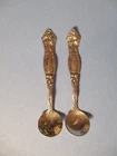 Two Frontenac 1903 sterling Salt Spoons by International, 8 grams total, no mono