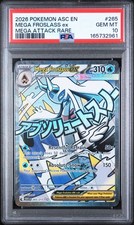 PSA 10 Mega Froslass ex #265 - Ascended Heroes Mega Attack Rare Pokemon Card