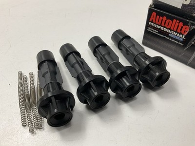 (4) Autolite 50047-1 Direct Coil On Plug Boot For 2006-2012 Ford 2.0L 2.3L 2.5L