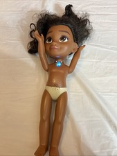 Disney Moana -13 PRINCESS MOANA Doll Talking Singing Light Up Necklace WORKS